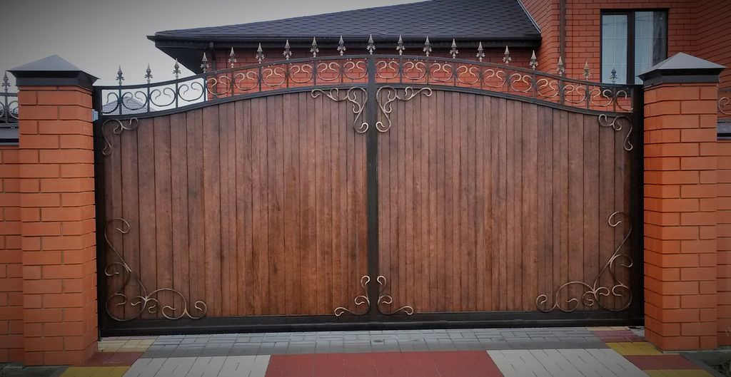Купить простые ворота для дома: советы по выбору, установке и уходу в Новомосковске от 32938 руб | Компания Титанзабор
