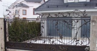 Купить откатные ворота кованые Новомосковск, цена от 2780 руб.