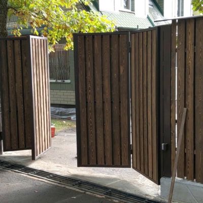 Купите и Закажите Ворота Гармошка: Лучшая Цена от 46988 руб, Установка под Ключ и Доставка в Новомосковске и по Области